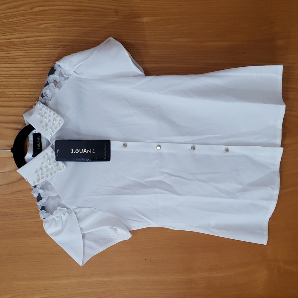 J.Guanl Lan Run Fashion Short Sleeve